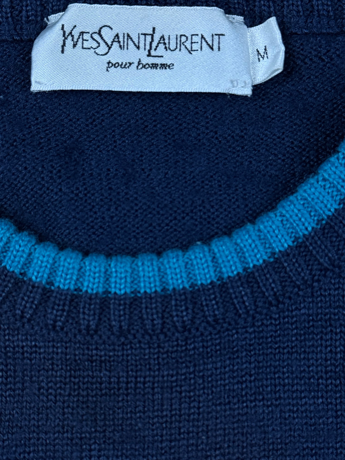 vintage YSL Yves Saint Laurent knittedsweater {M}