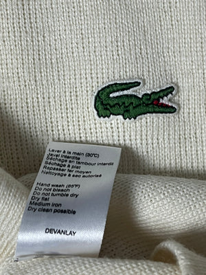 vintage beige Lacoste knittedsweater {XL}