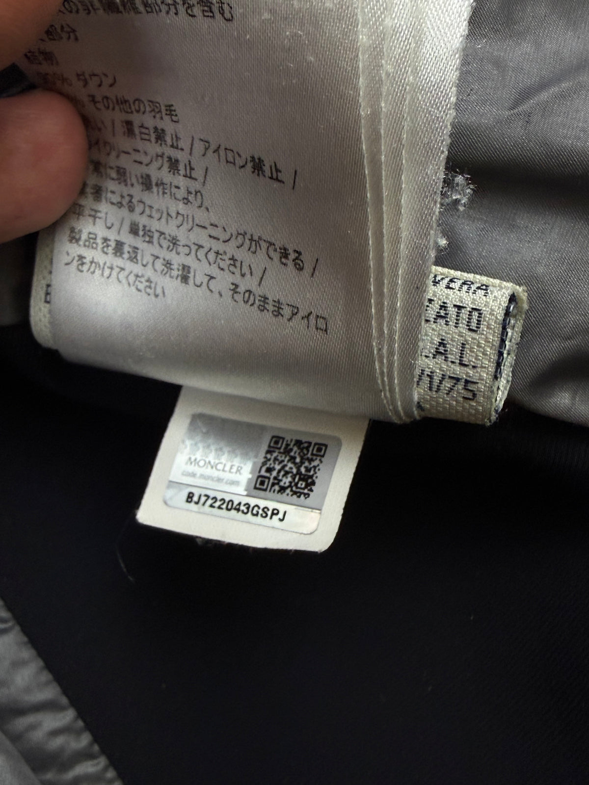 vintage Moncler winterjacket {L}