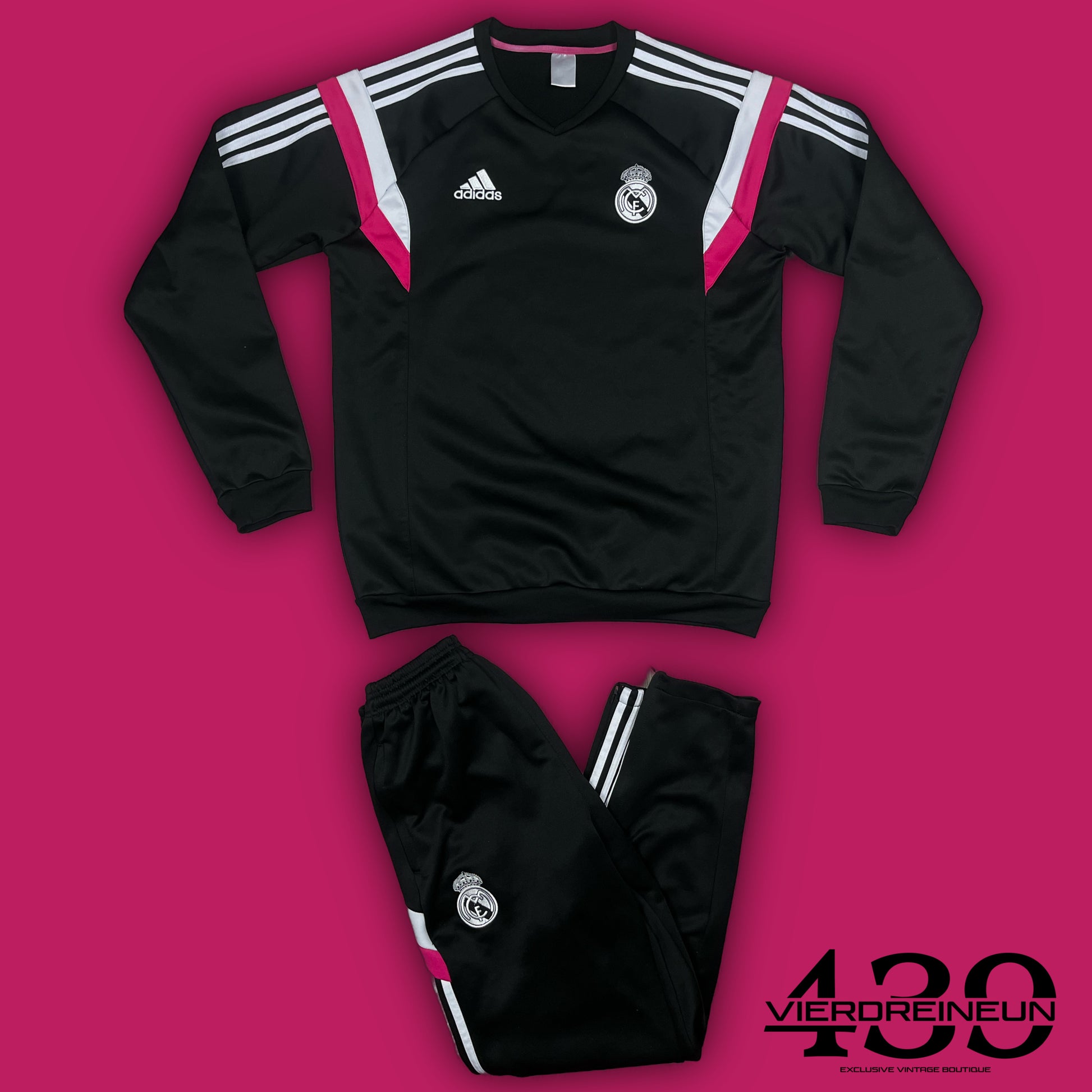 vintage Adidas Real Madrid tracksuit {L}