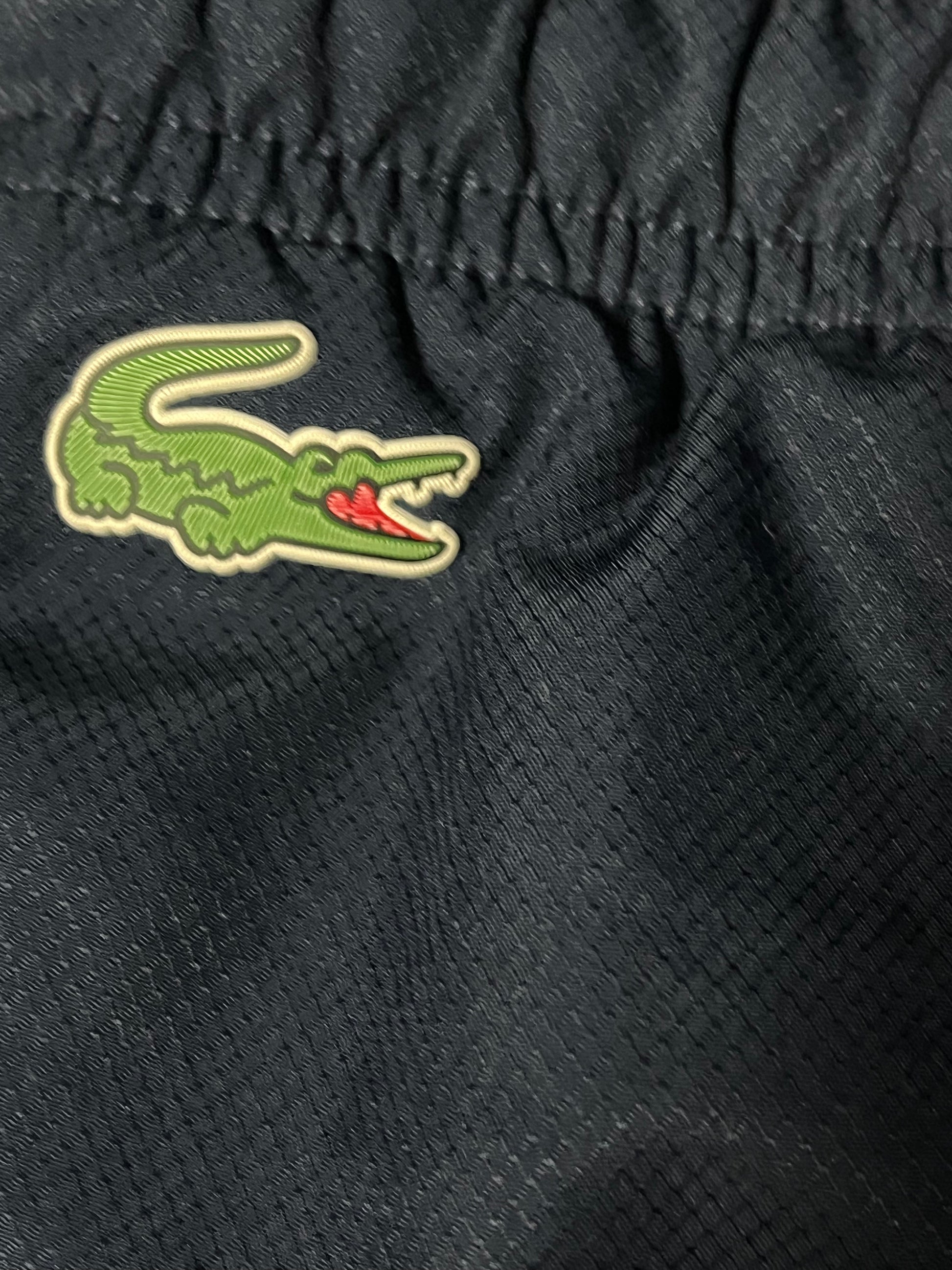 navyblue Lacoste trackpants {S}