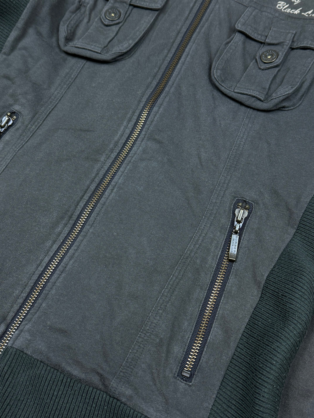 vintage Burberry Black Label sweatjacket {S}