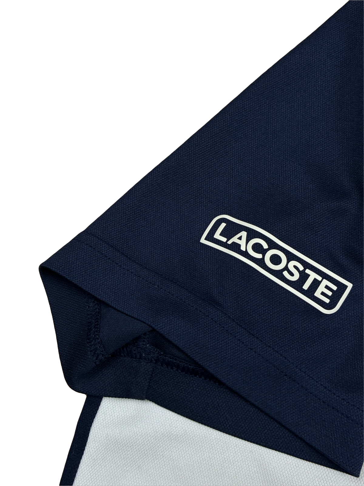 navyblue Lacoste polo {S}