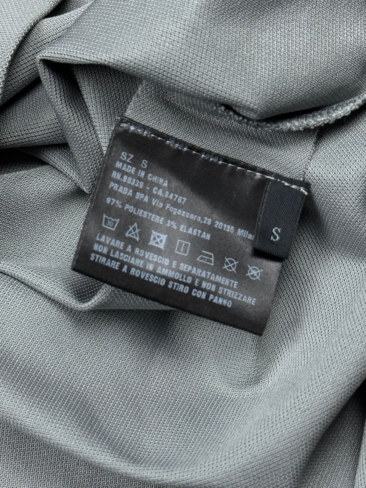 grey Prada Luna Rossa long polo