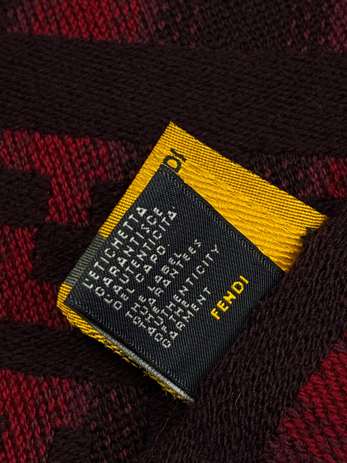 vintage Fendi scarf
