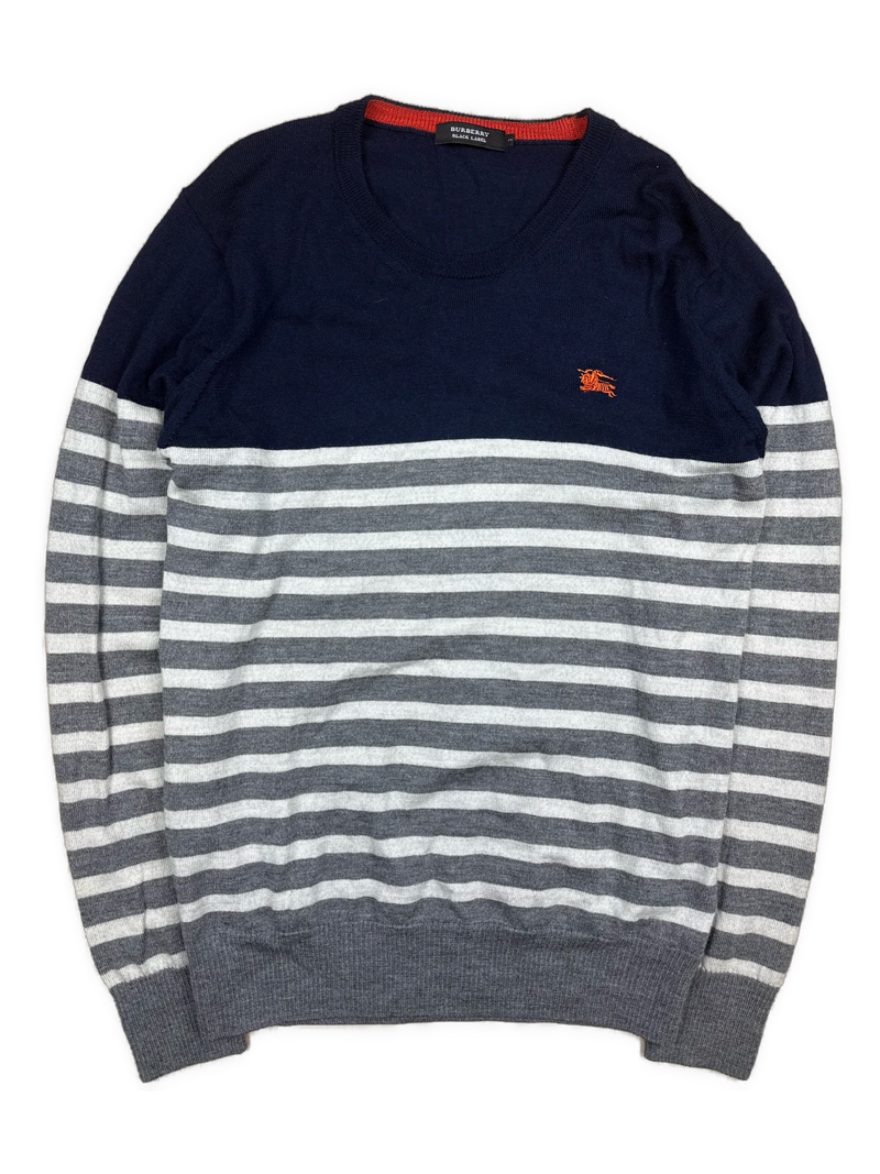 vintage Burberry Black Label knittedsweater {S}