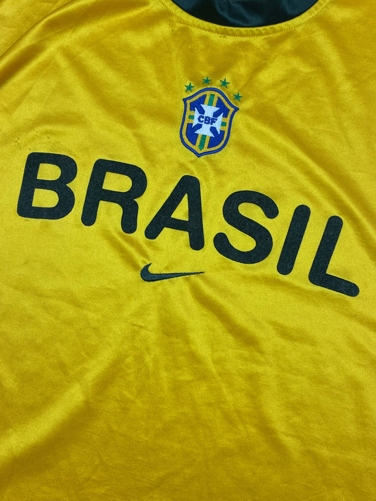 vintage Nike Brasil spellout jersey {XL}