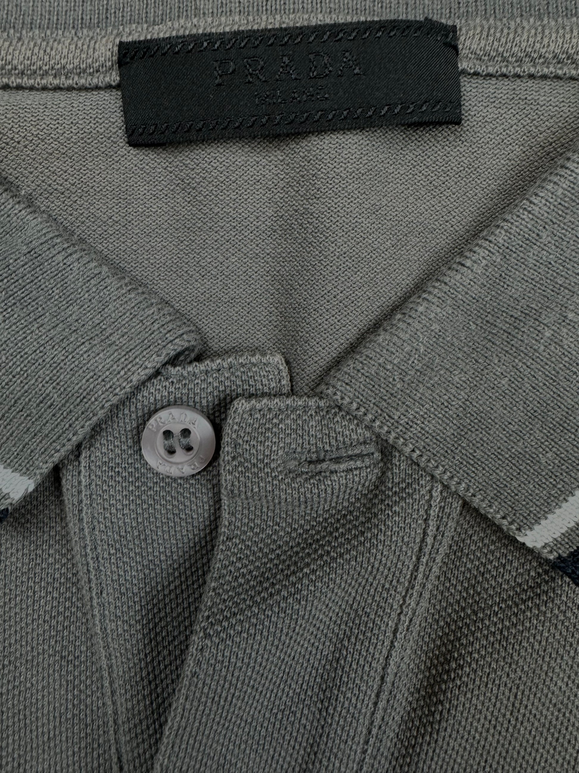 grey Prada polo {S}