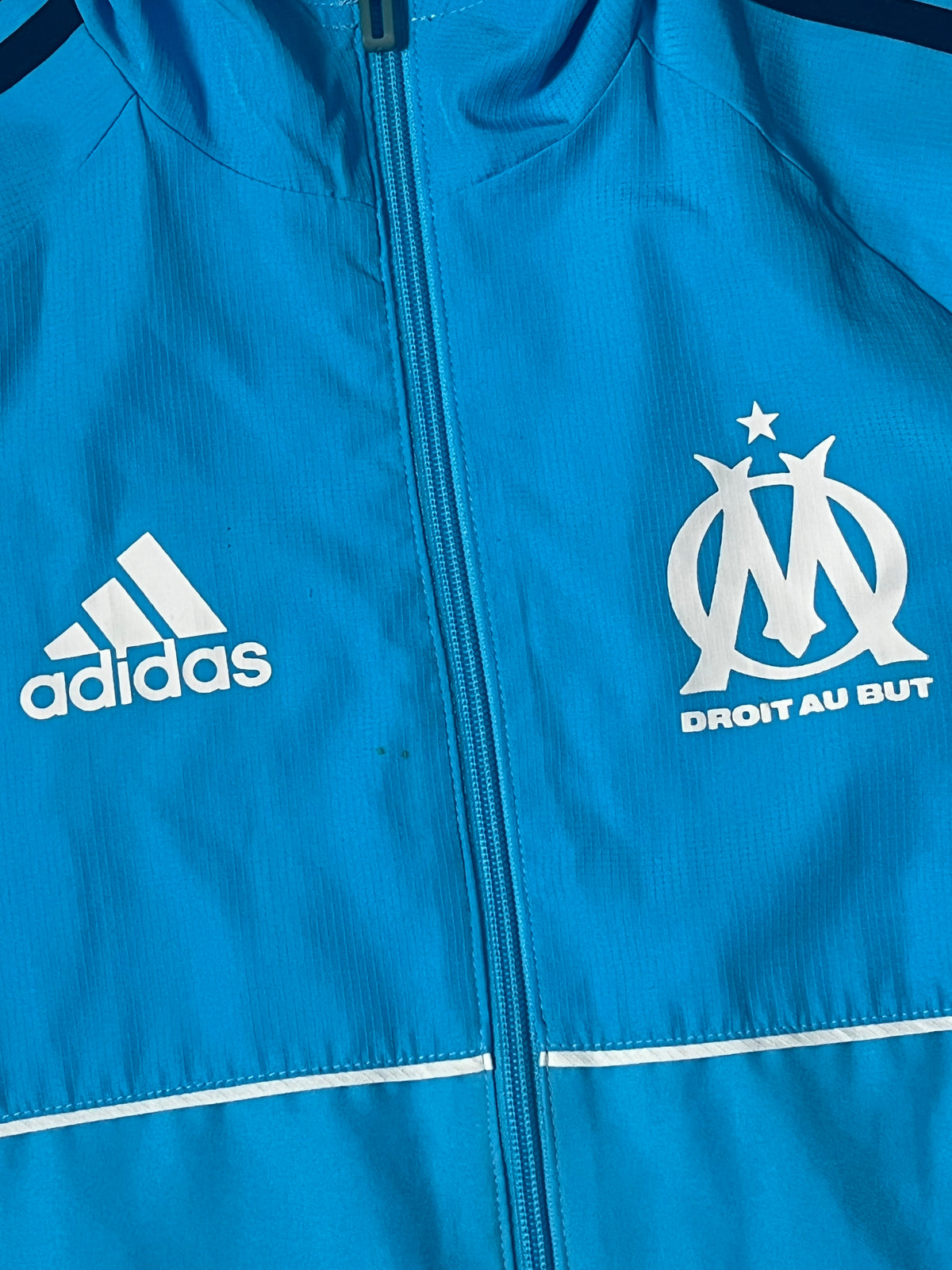 vintage Adidas Olympique Marseille windbreaker {S}