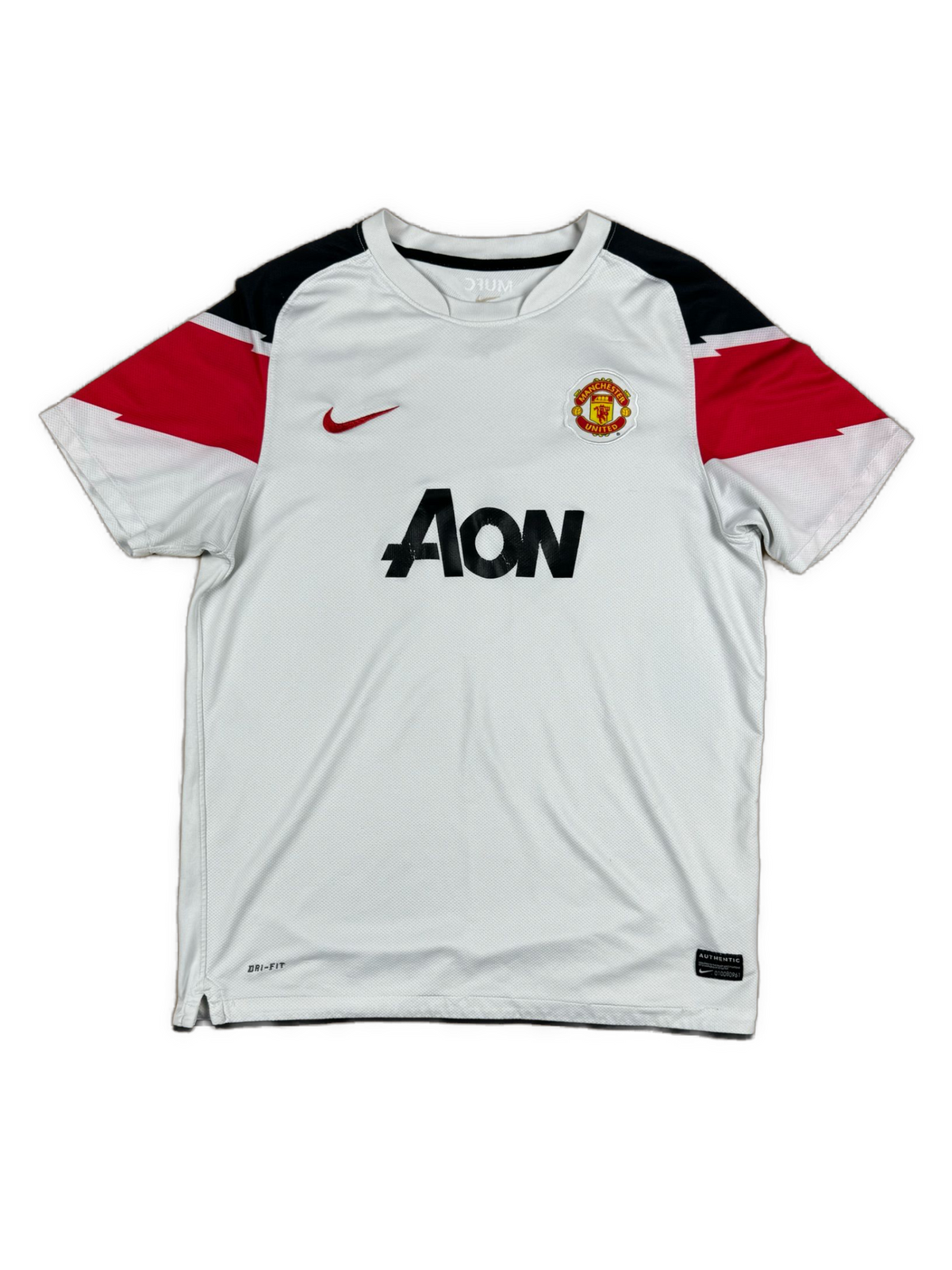 vintage Nike Manchester United trainingjersey {S}