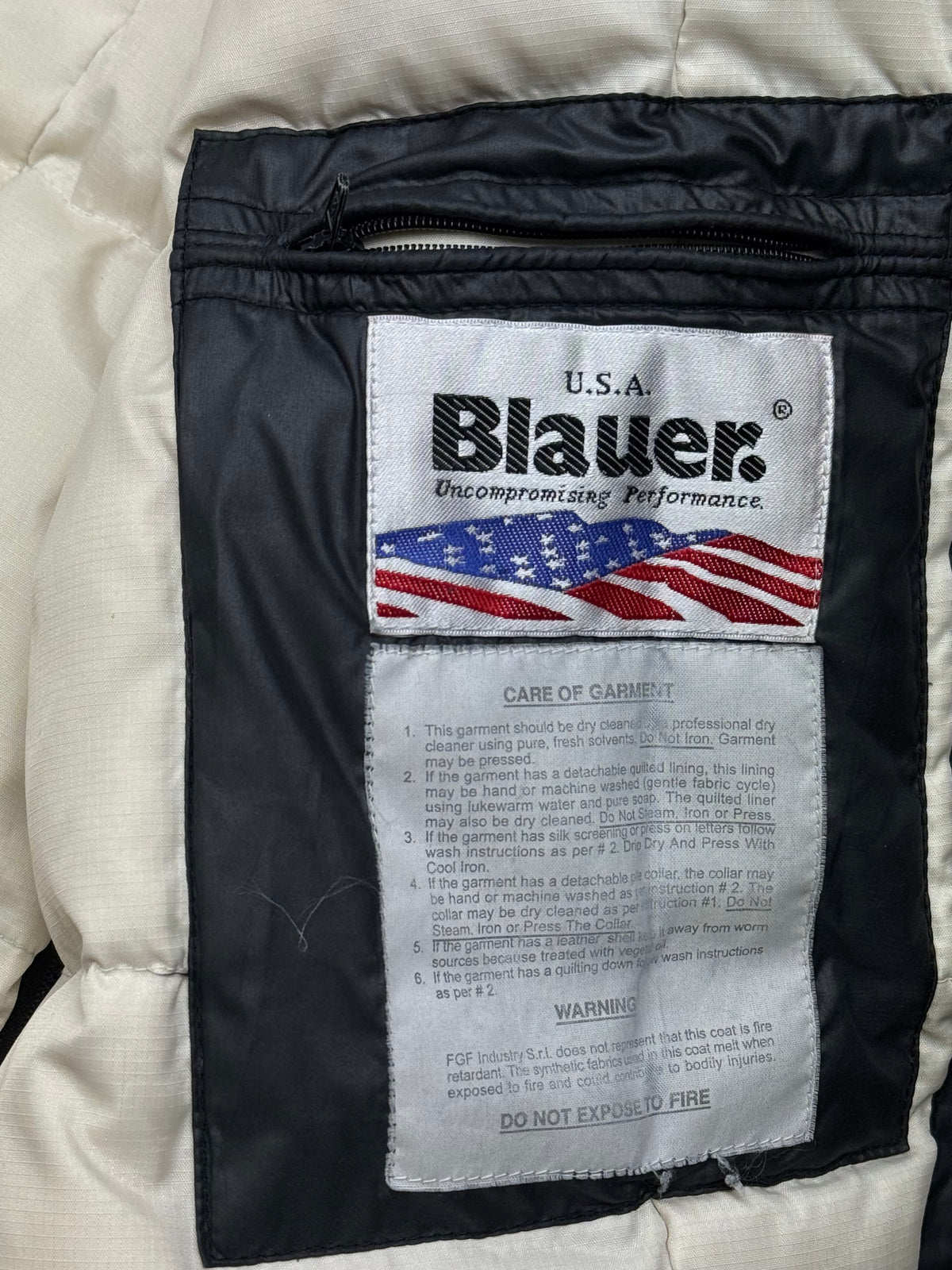 vintage Blauer winterjacket {S}