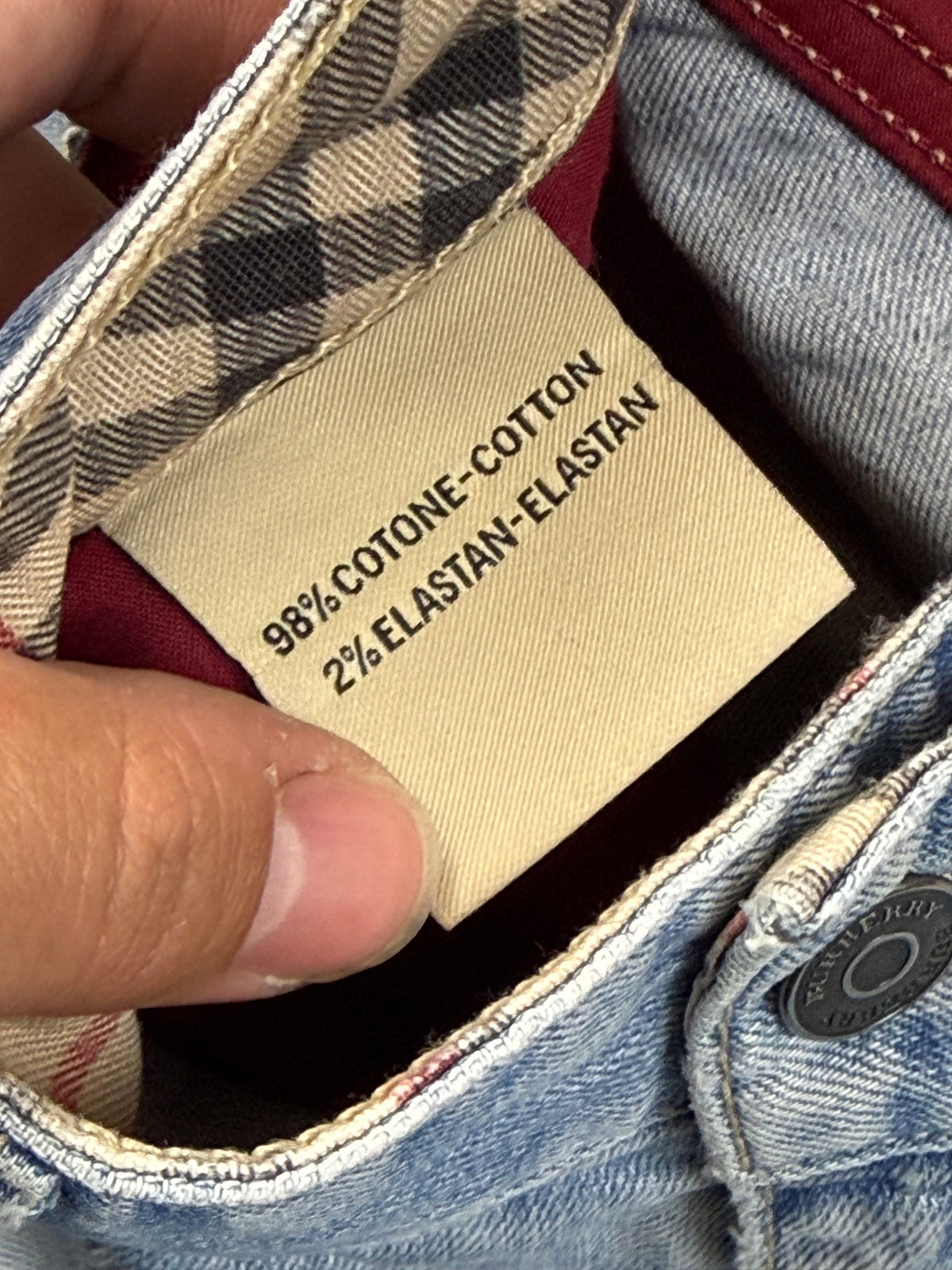 vintage Burberry jeans