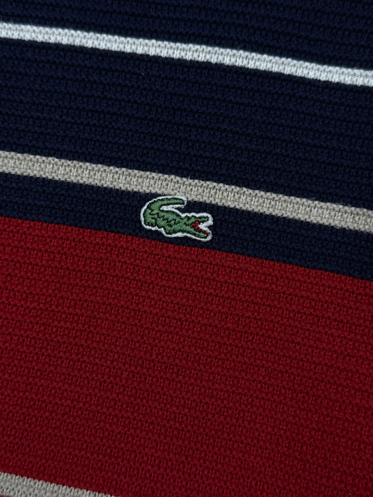 vintage Lacoste knittedsweater {M}