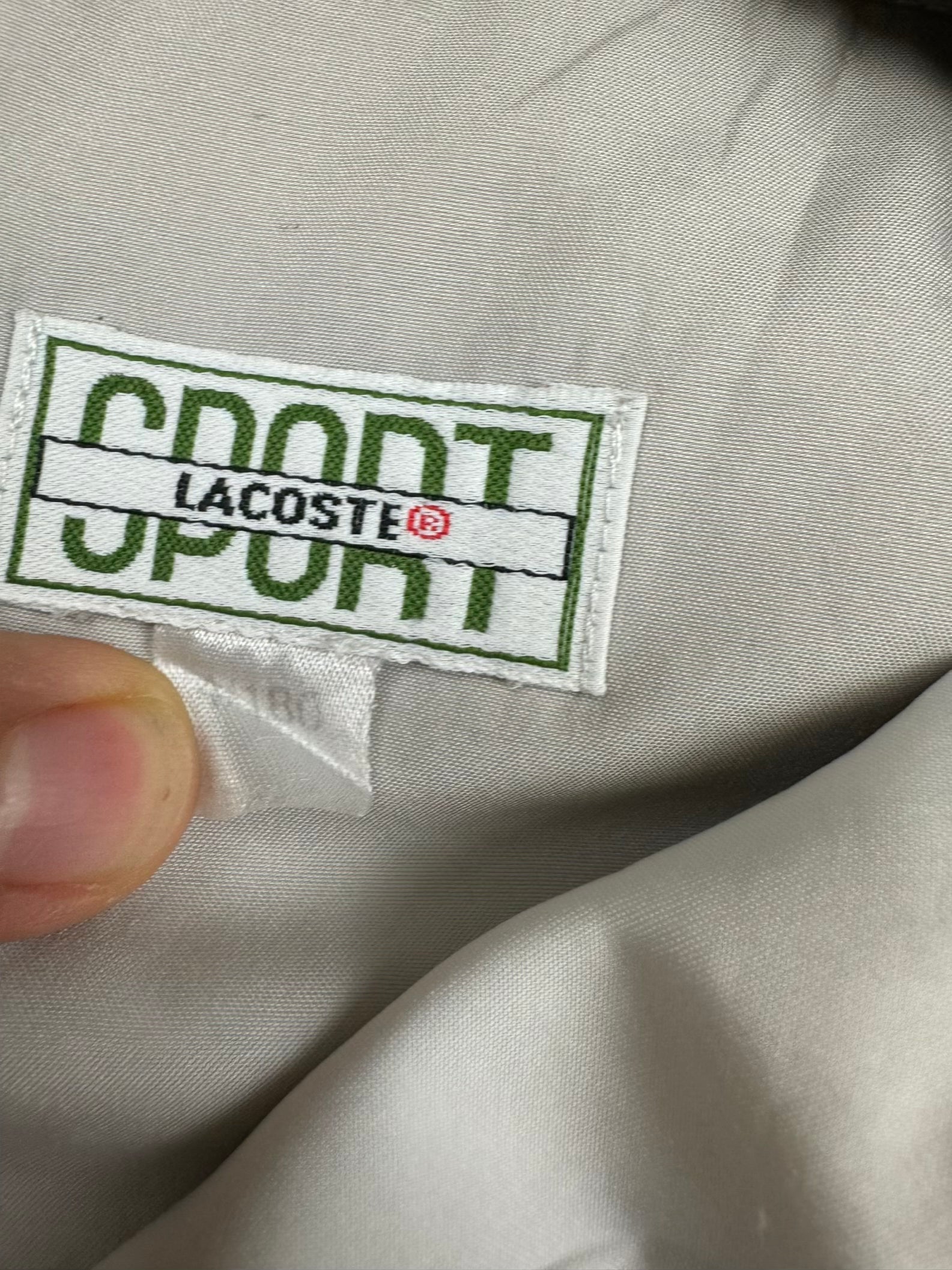 vintage Lacoste windbreaker {L}