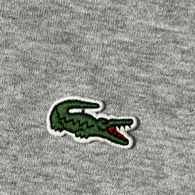 grey/black Lacoste sweatjacket {L}