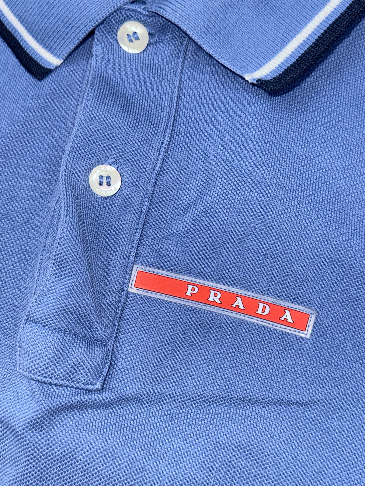 babyblue Prada polo {L}