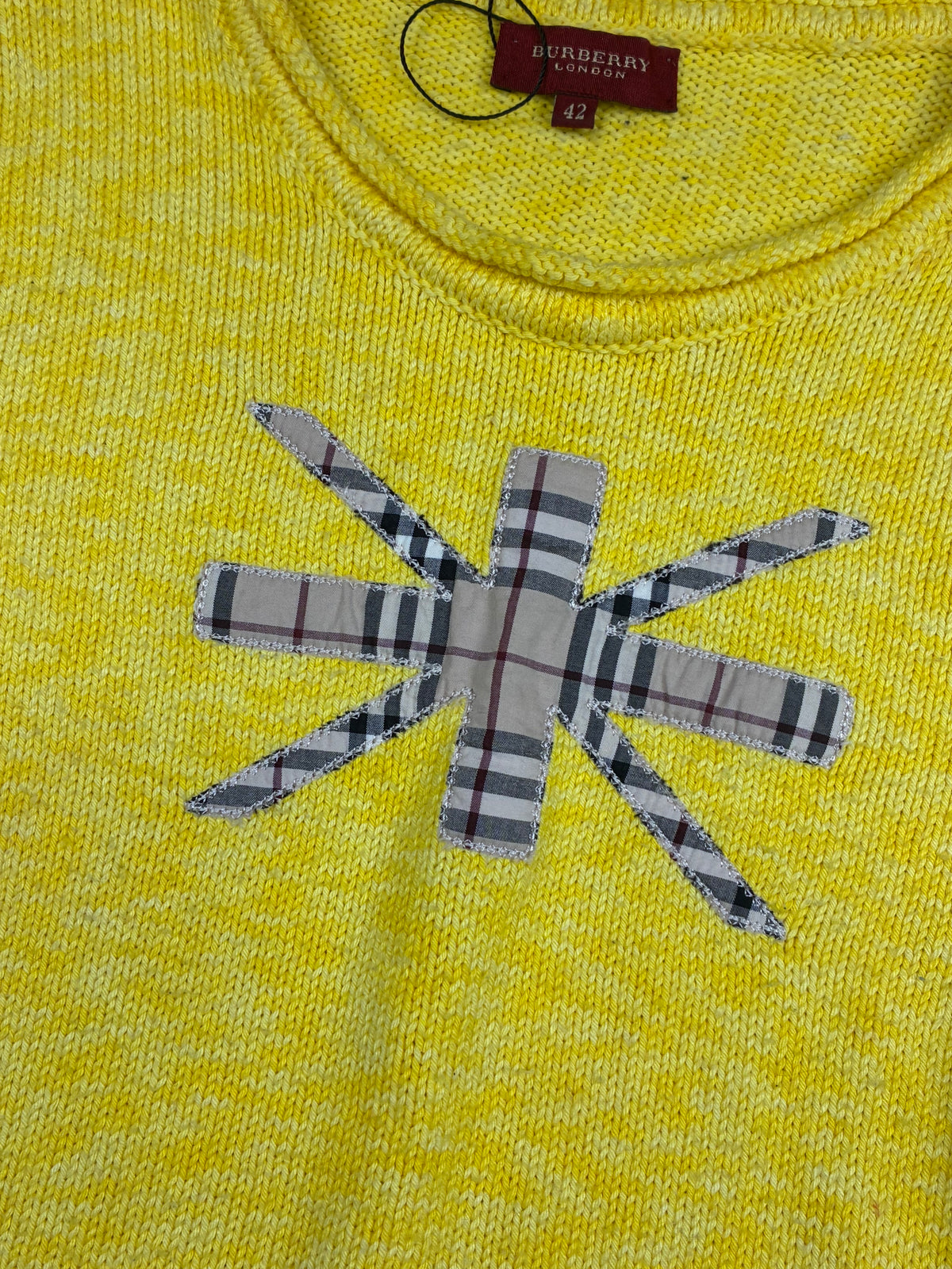 vintage Burberry knittedsweater {S}