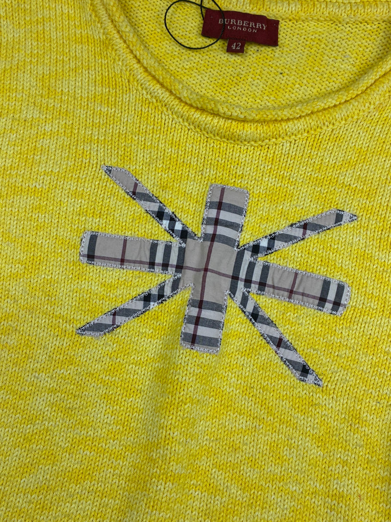 vintage Burberry knittedsweater {S}