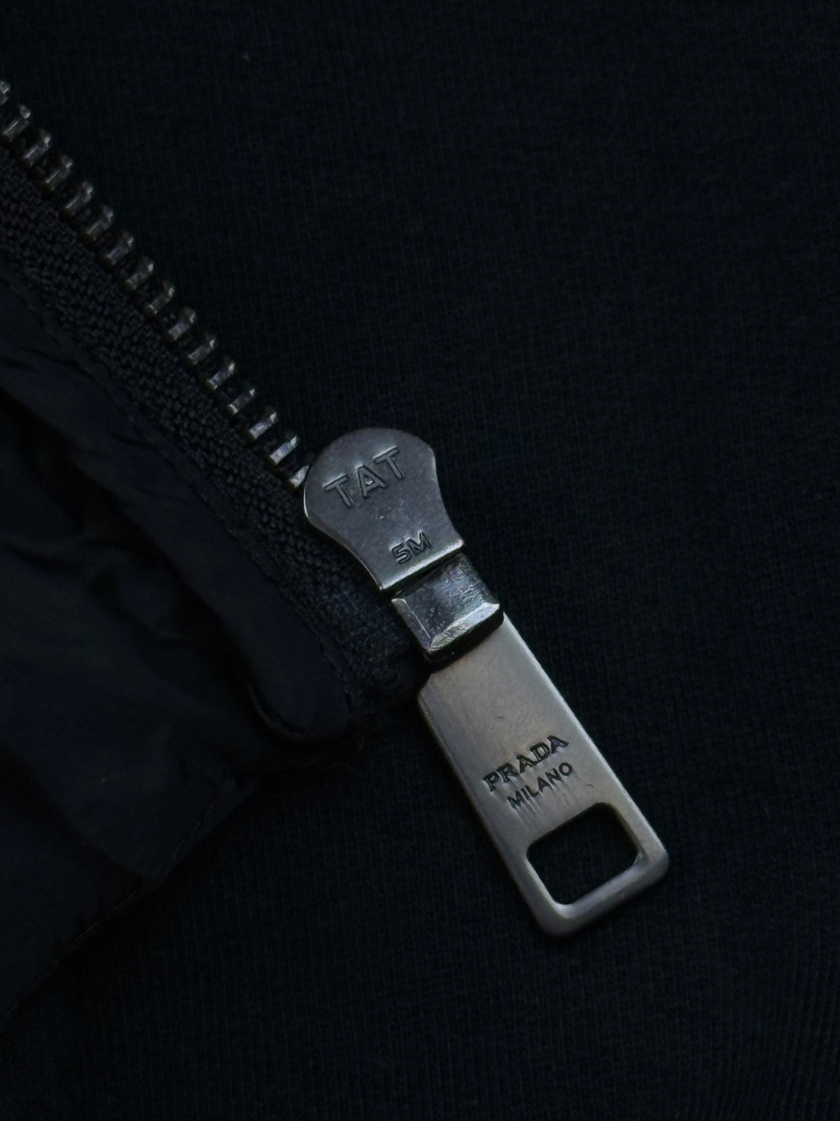 vintage Prada hybrid sweatjacket