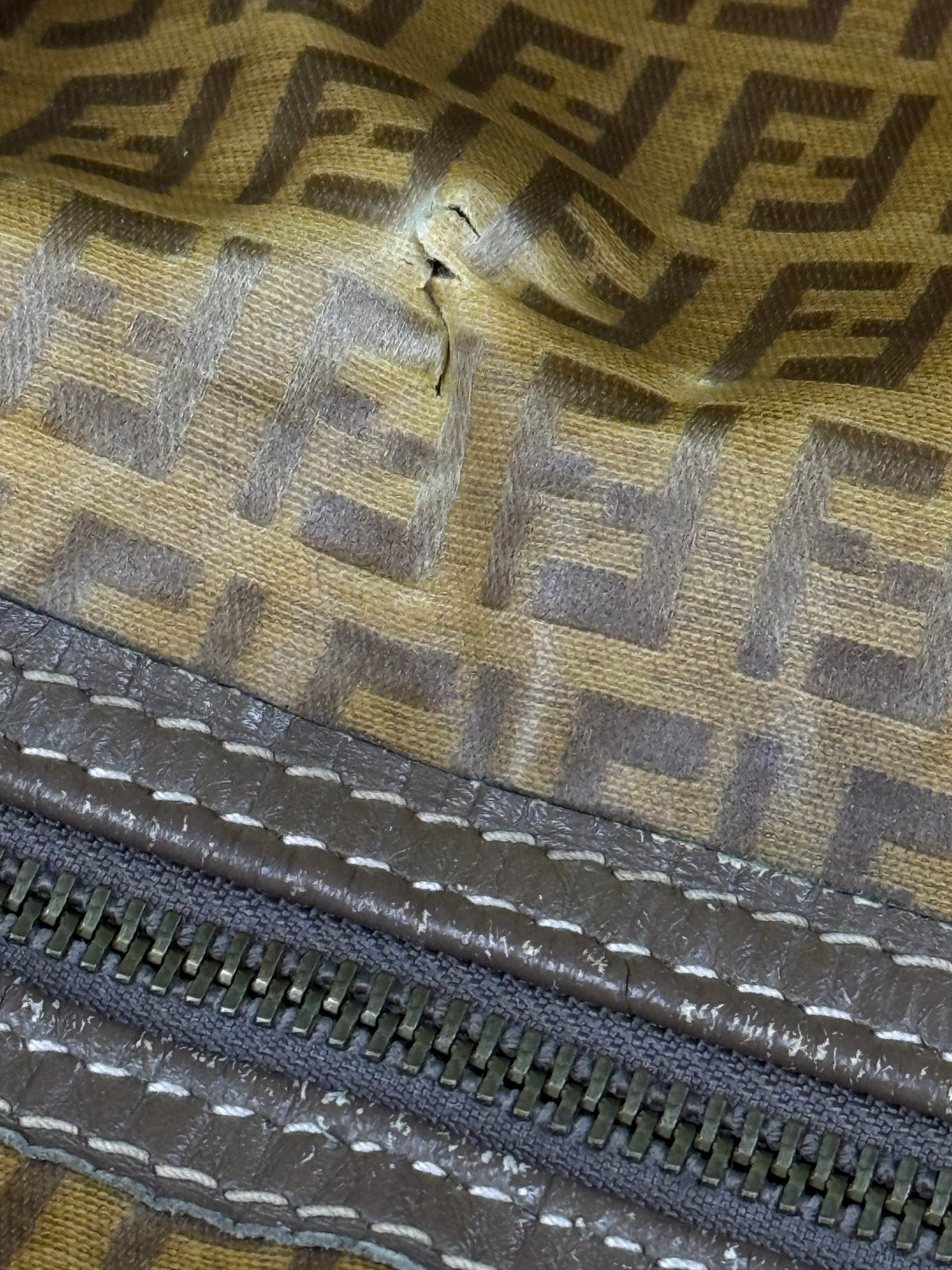 vintage Fendi duffle bag