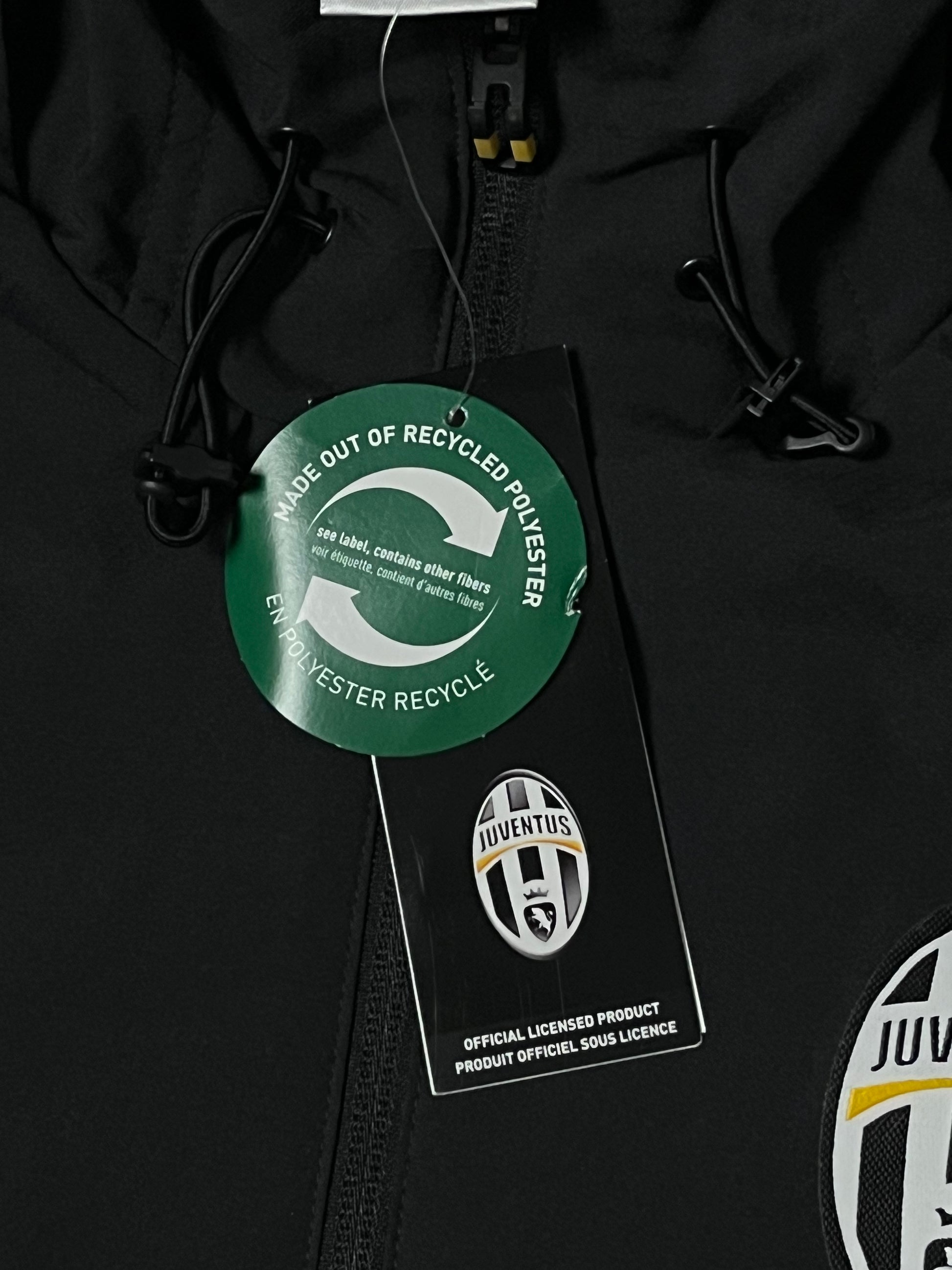 black Adidas Juventus Turin windbreaker DSWT {M}