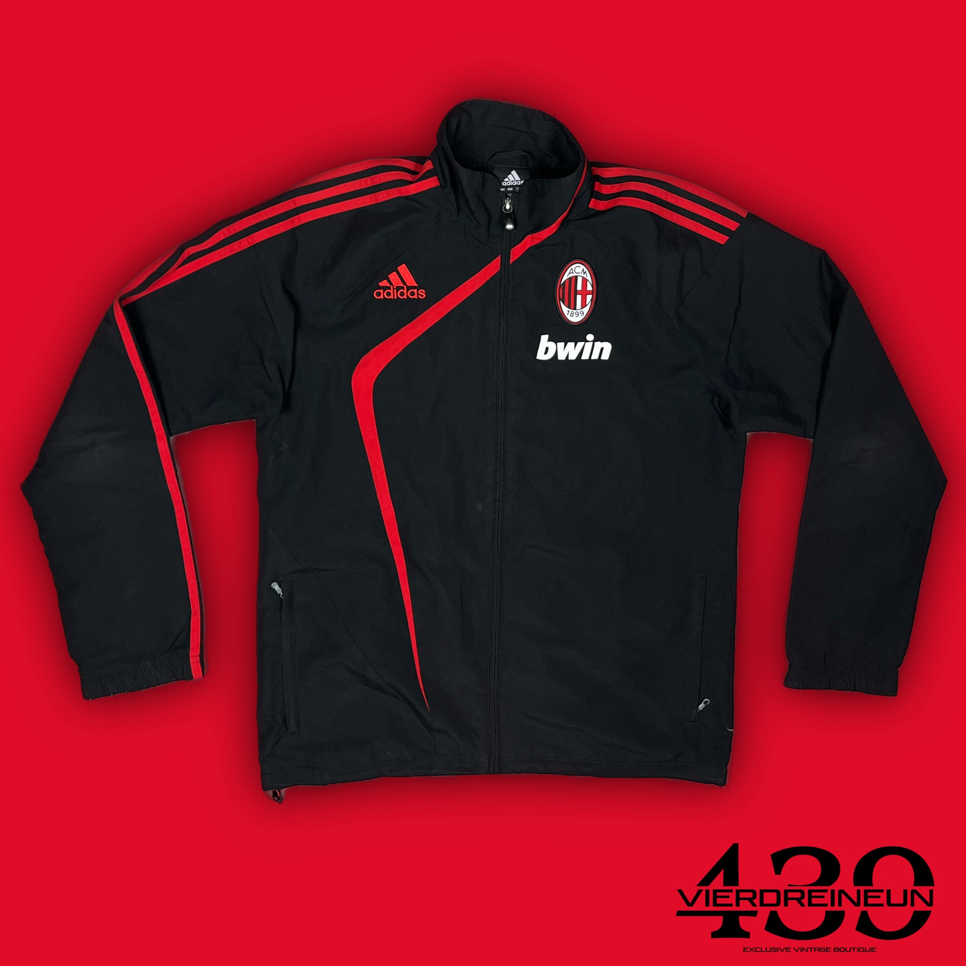 vintage Adidas Ac Milan windbreaker {L}