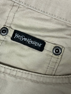 vintage YSL Yves Saint Laurent beige pants {M}