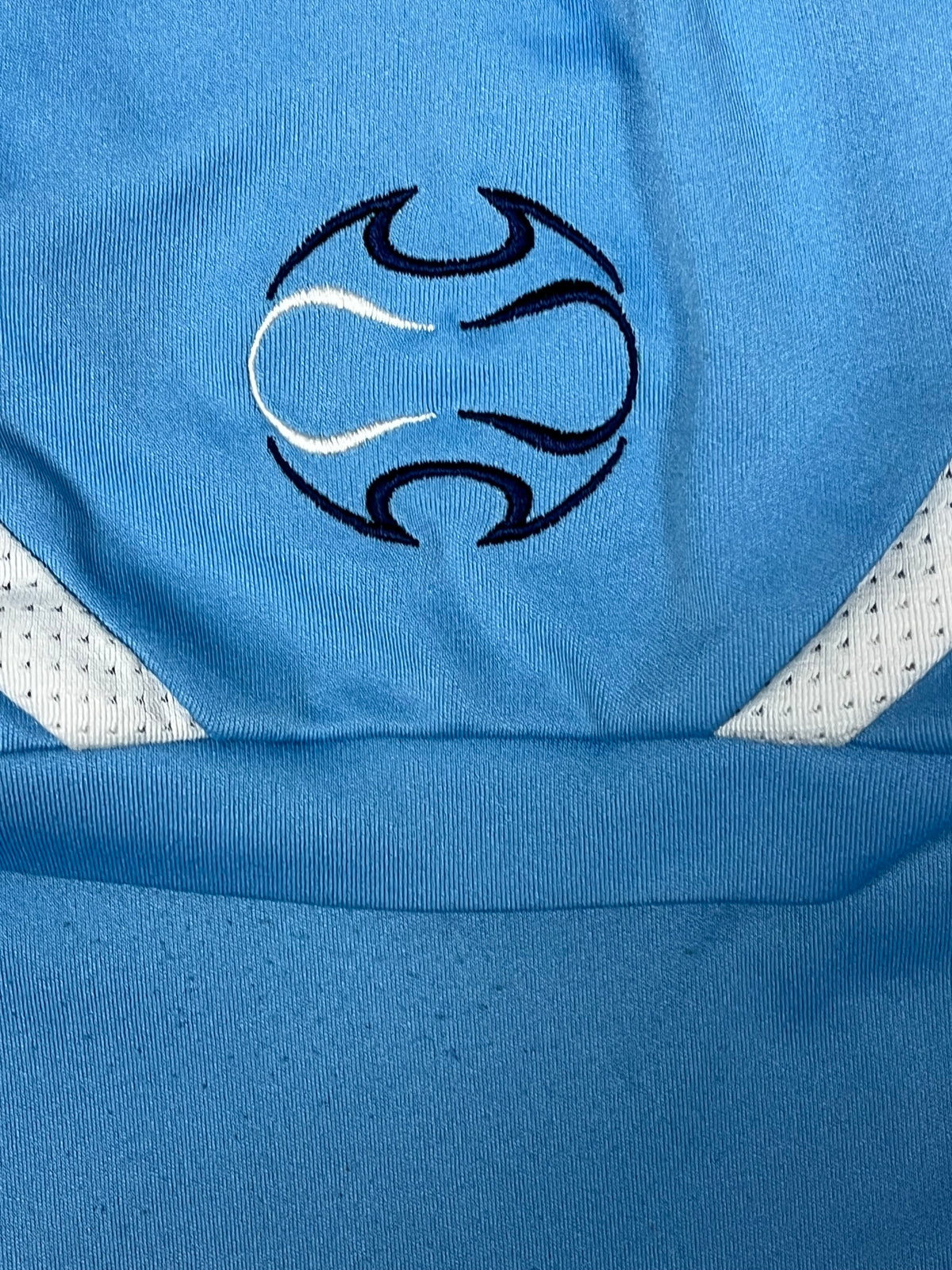 vintage babyblue Adidas Ajax Amsterdam trainingjersey {M}