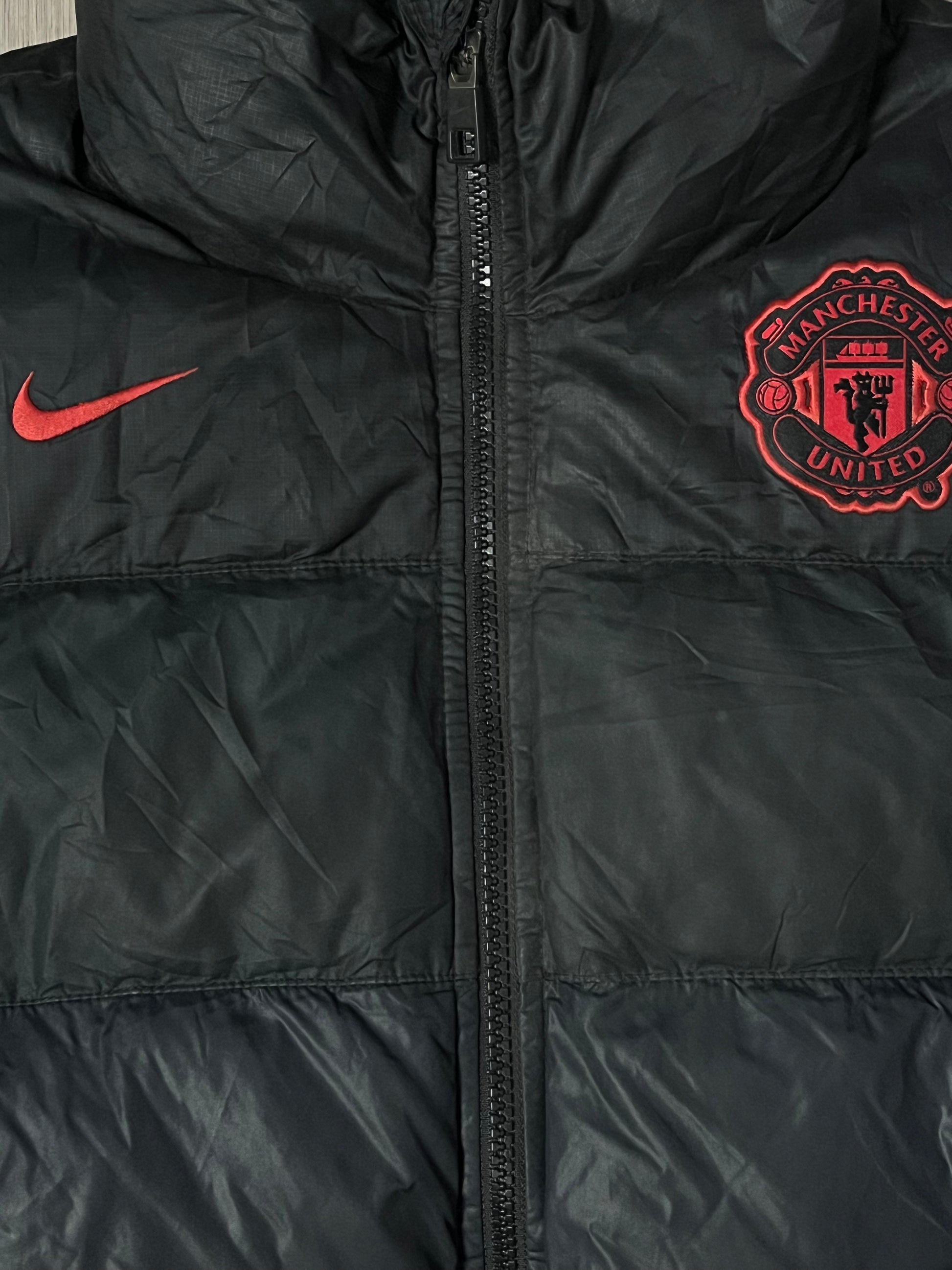 vintage Nike Manchester United pufferjacket {L}