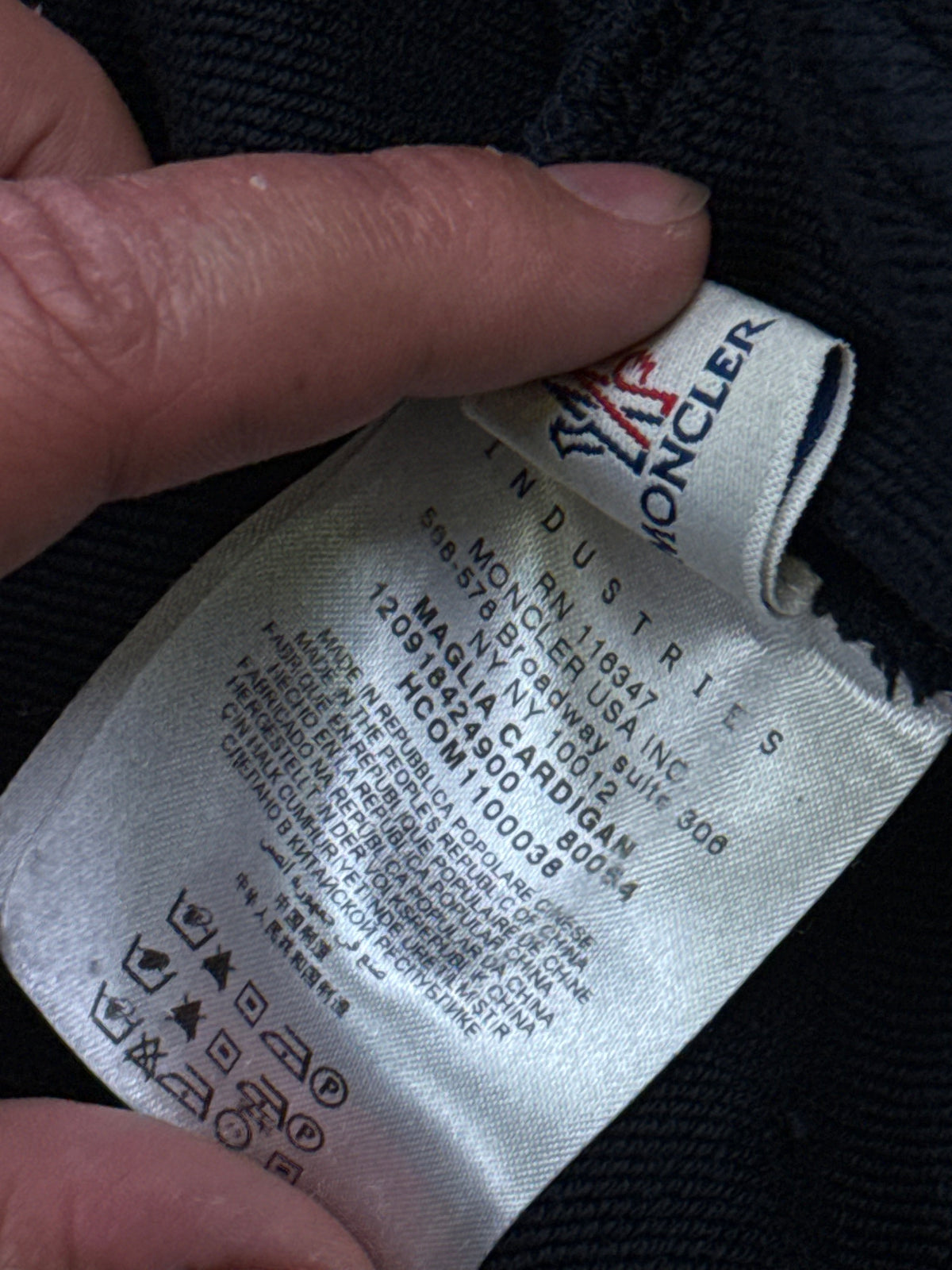 vintage navyblue Moncler sweatjacket