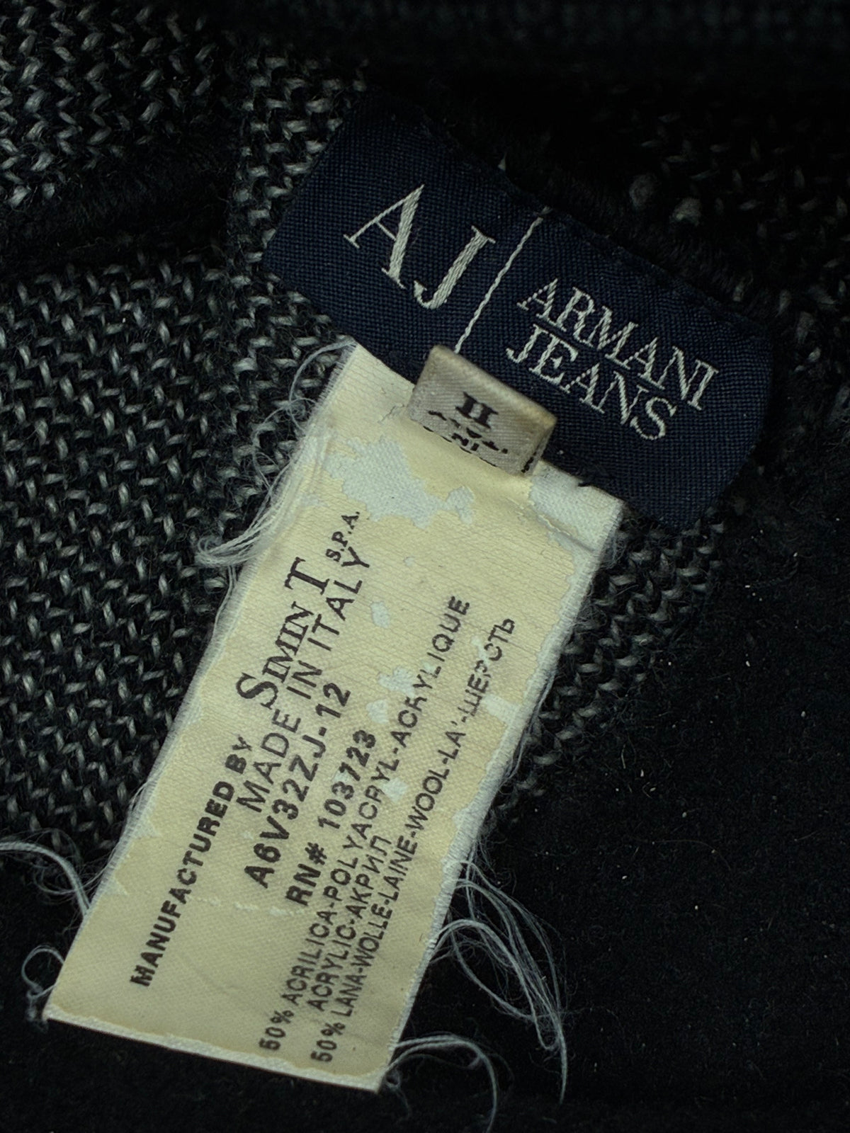 vintage Armani Jeans beanie