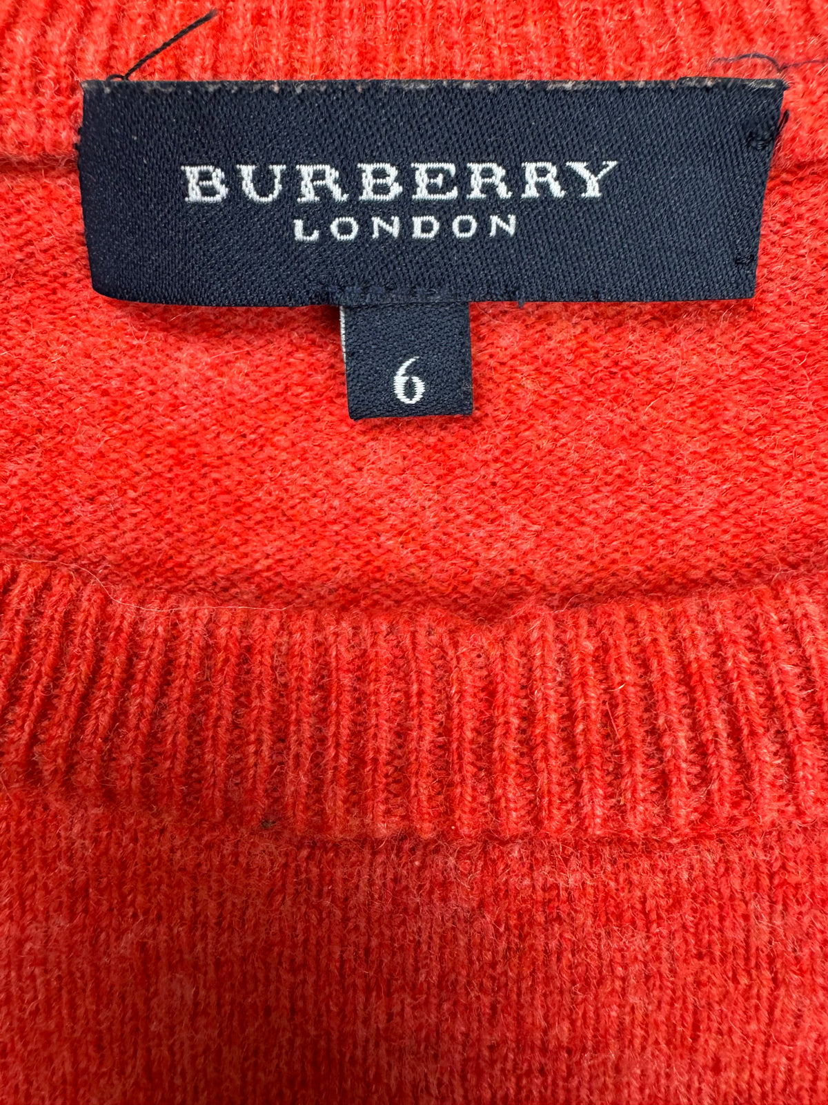 vintage Burberry knittedsweater {L}