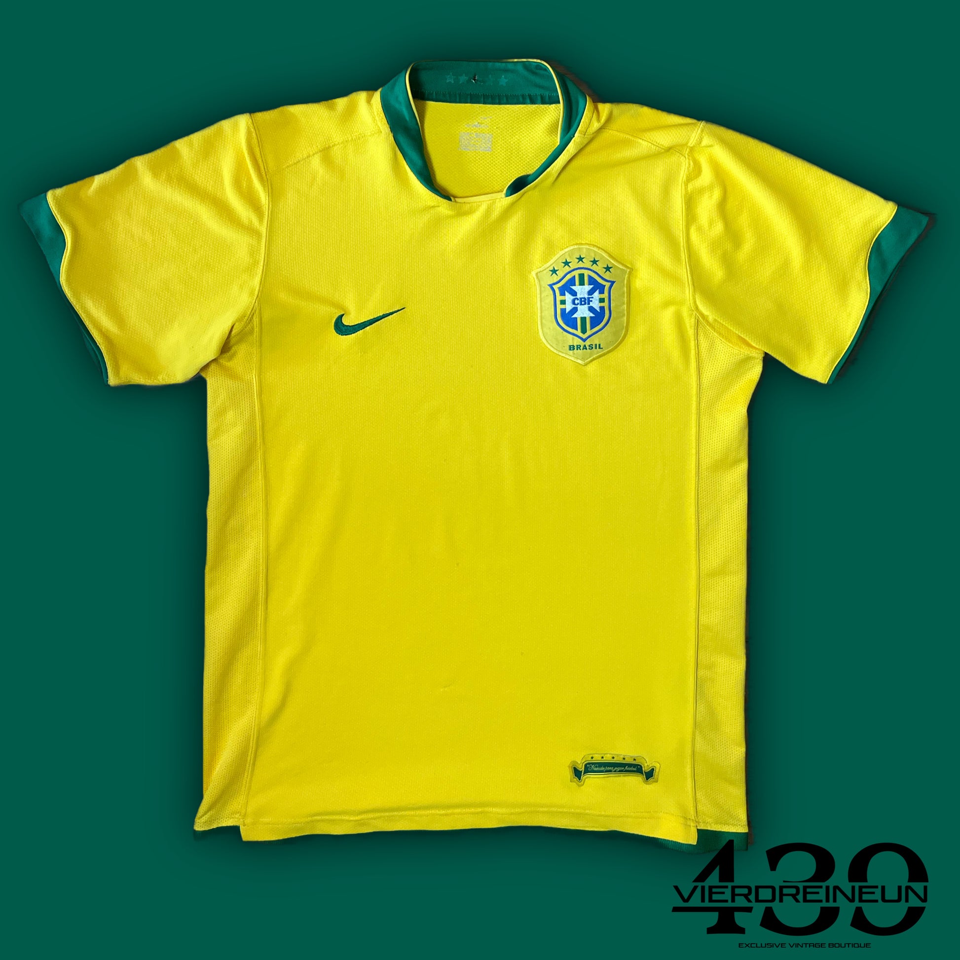 vintage Nike Brasil 2006 home jersey {M}