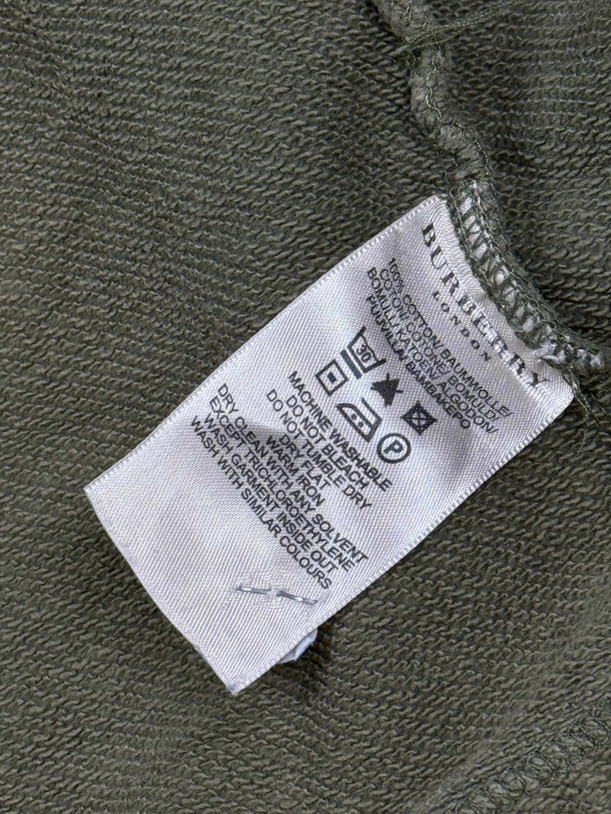 vintage Burberry sweatjacket {M}