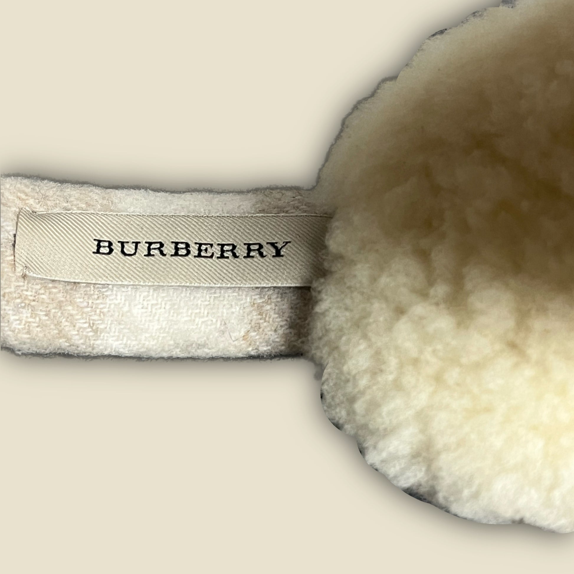 vintage Burberry ear warmers