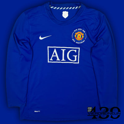 vintage Nike Manchester United away jersey long {S}