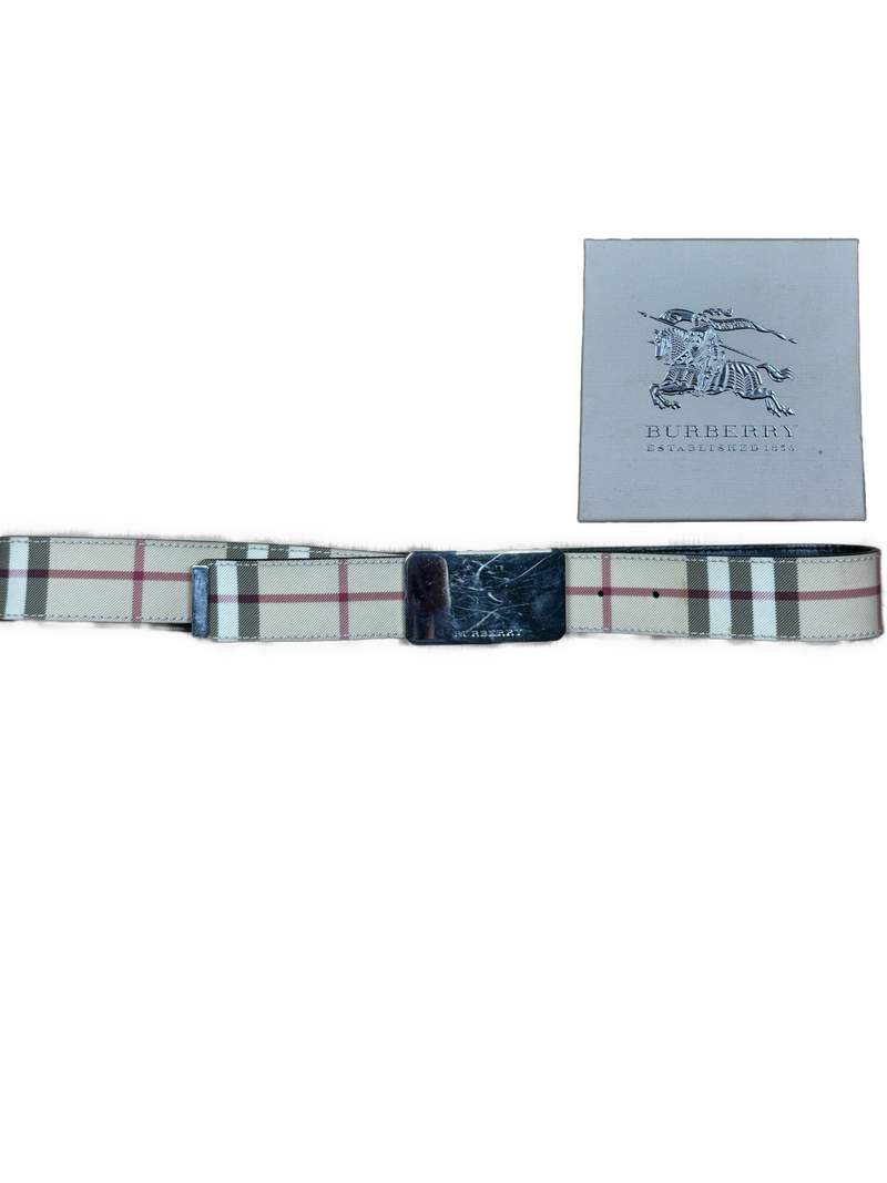 vintage Burberry belt