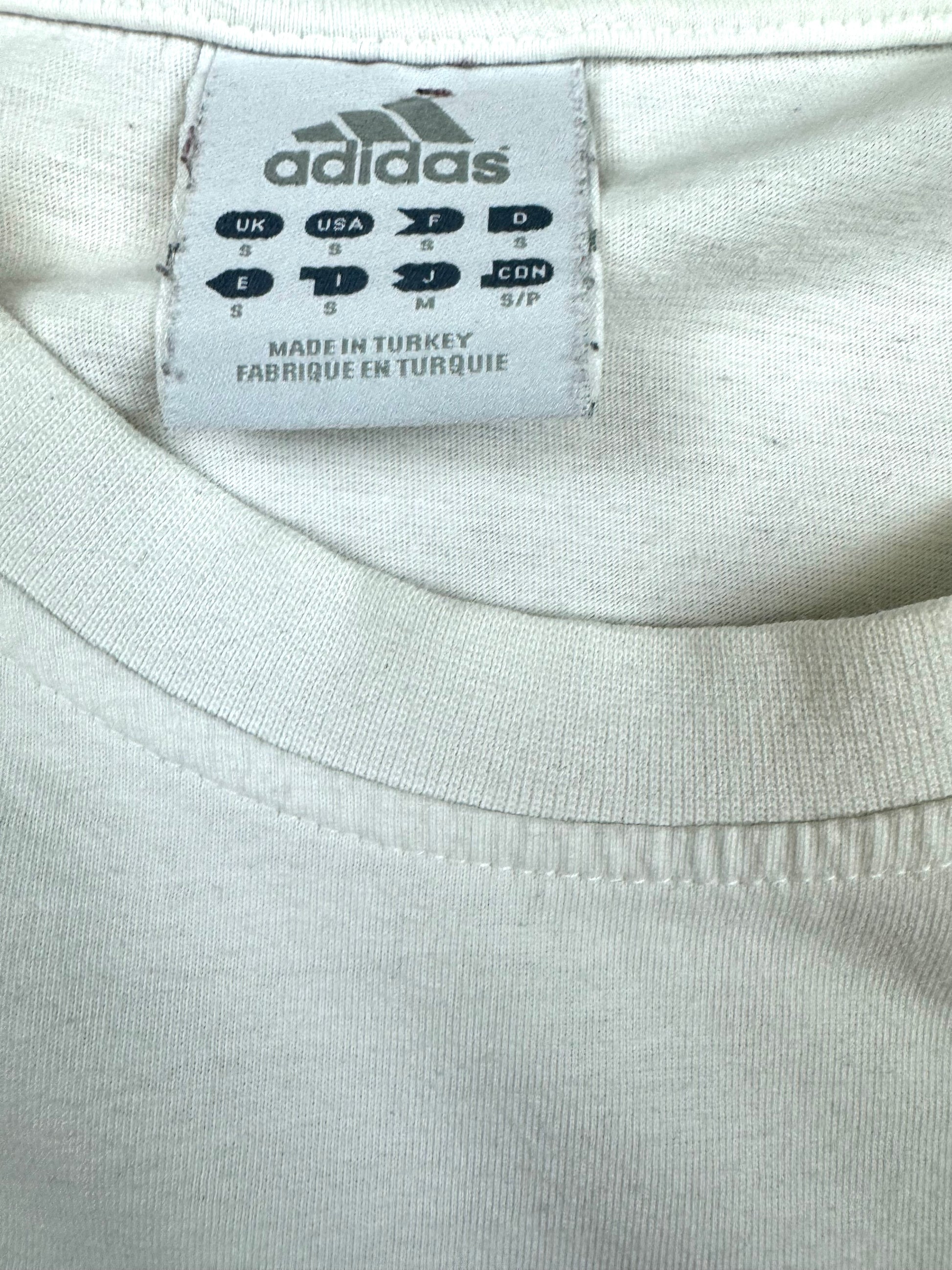vintage Adidas Real Madrid BECKHAM t-shirt {S}