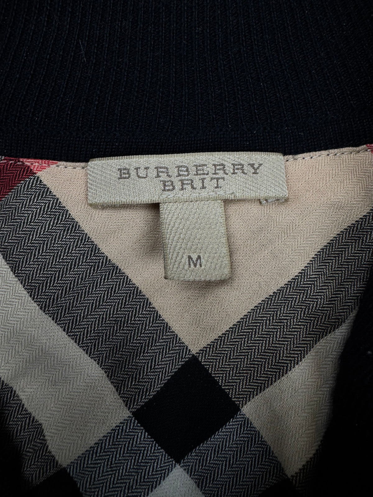 vintage Burberry quarterzip {M}