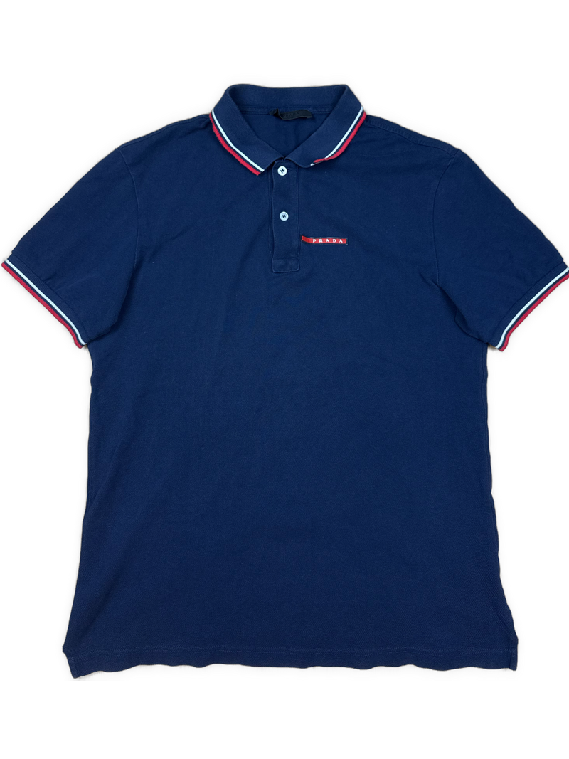 navyblue Prada polo