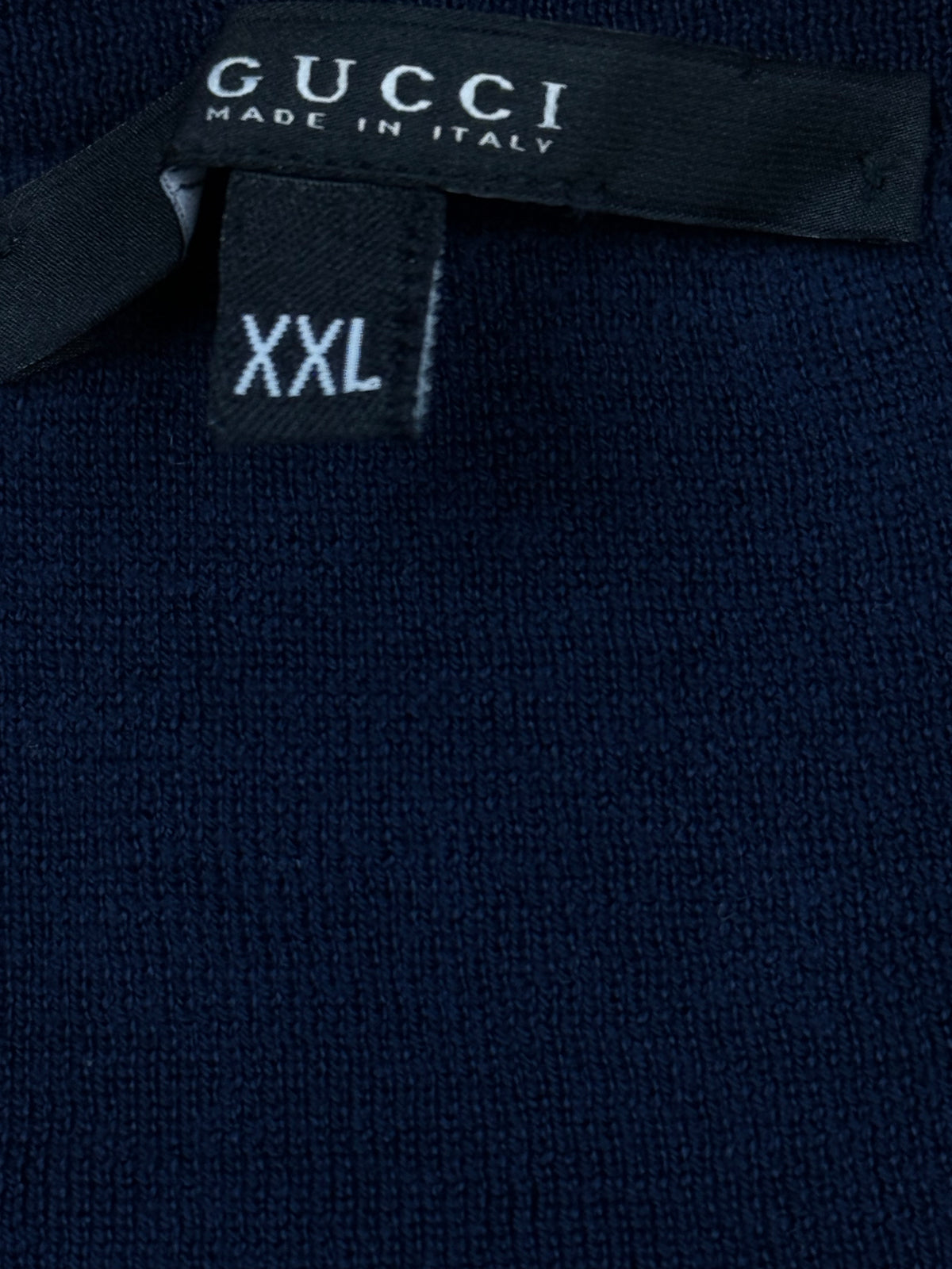 vintage navyblue Gucci knittedsweater