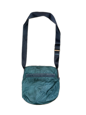 vintage turquoise Prada slingbag