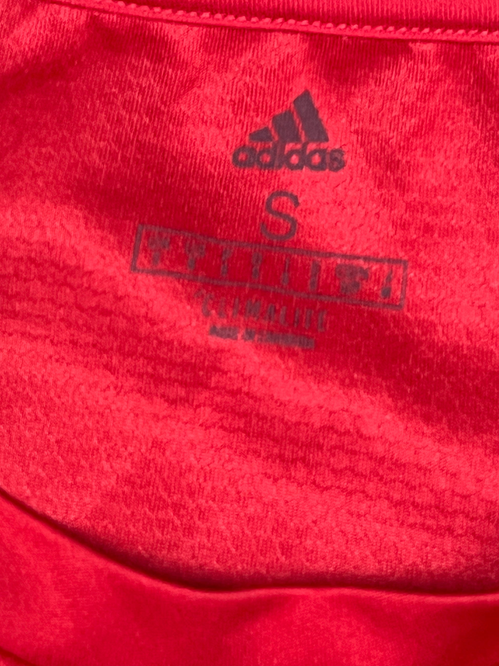 red Adidas Manchester United 2019-2020 home jersey {S}