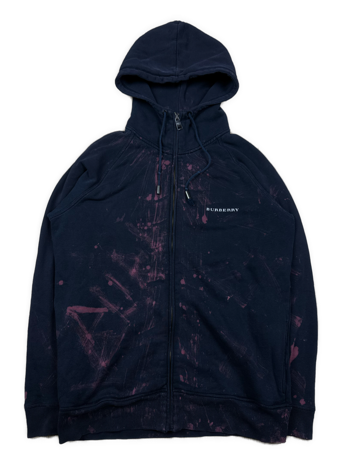vintage Burberry tie dye sweatjacket