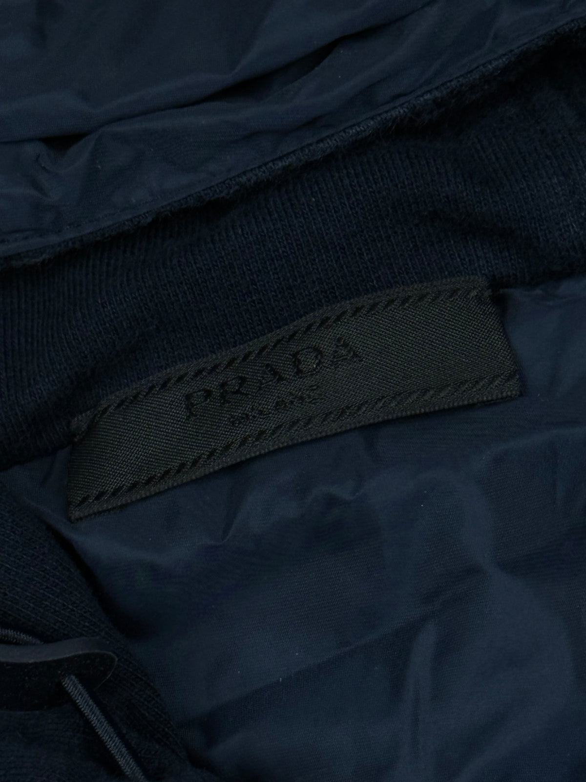vintage navyblue Prada sweatjacket