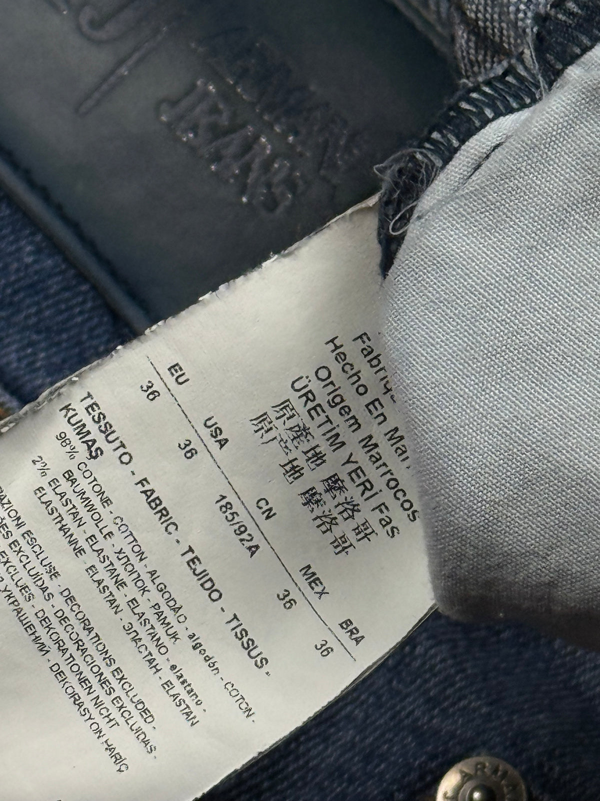 vintage Armani jeans