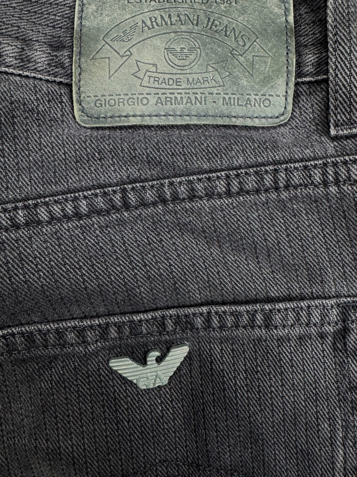 vintage Armani jeans {M}