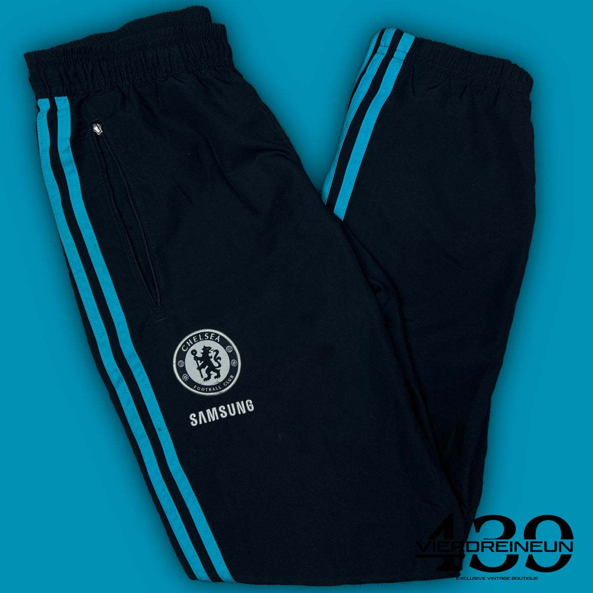 vintage Adidas Fc Chelsea trackpants {XS}