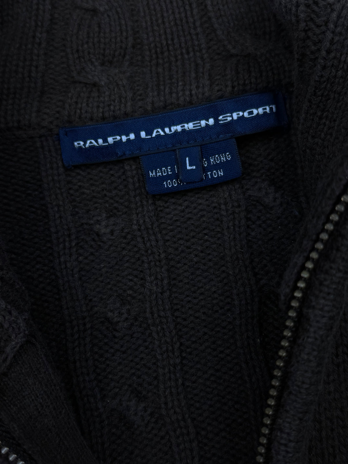 vintage brown Polo Ralph Lauren sweatjacket {S}