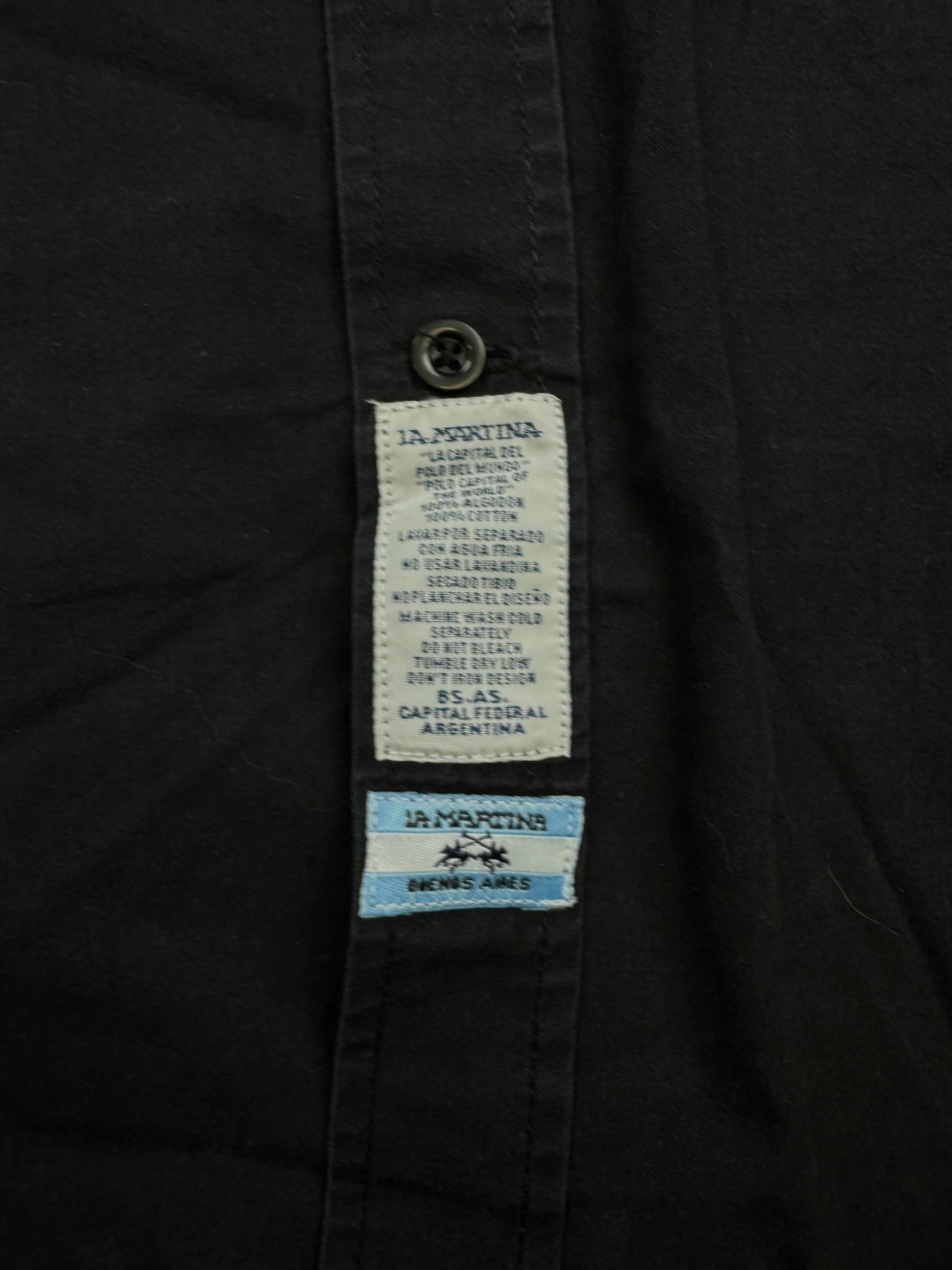 vintage La Martina sleeveless shirt {L}
